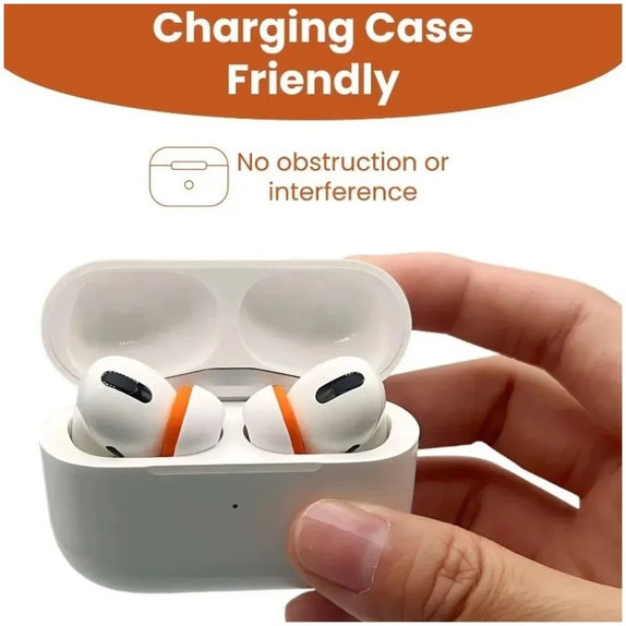 Szilikon fülpárna csere, AirPods 3 Pro, Memory Foam, készlet (L, M, S), fehér