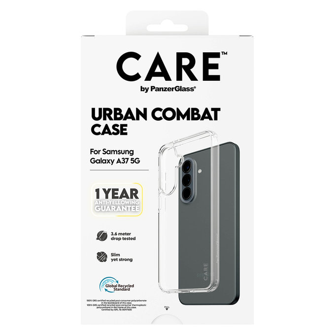 Tok Urban Combat Samsung Galaxy A37 készülékhez, Átlátszó, PanzerGlass