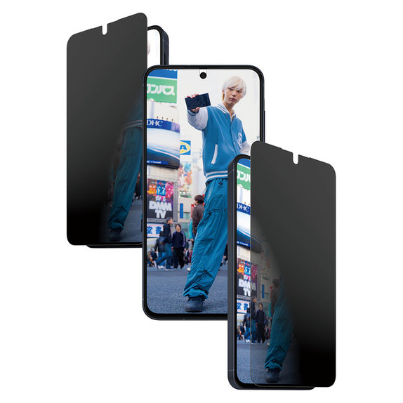 Edzett üveg UWF Privacy applikátorral Samsung Galaxy A57 készülékhez, Átlátszó, PanzerGlass