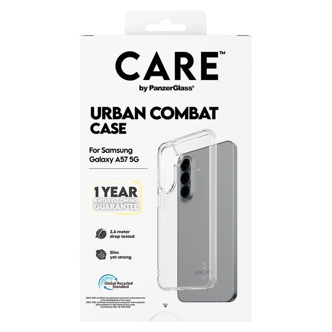 Tok Urban Combat Samsung Galaxy A57 készülékhez, Átlátszó, PanzerGlass