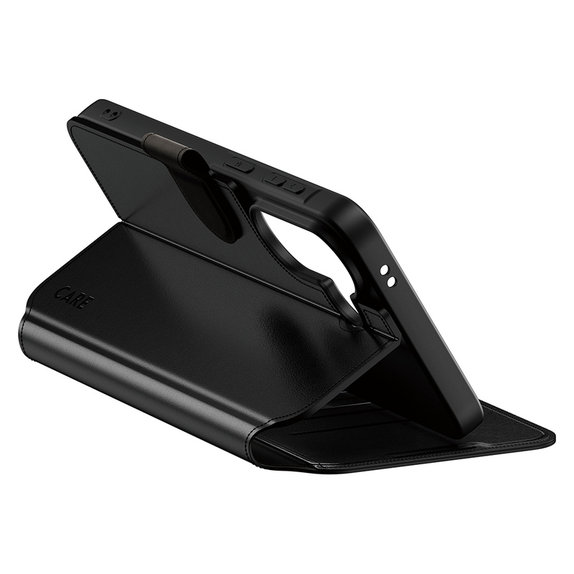 Tok Wallet Kickstand Samsung Galaxy A57 készülékhez, Fekete, PanzerGlass