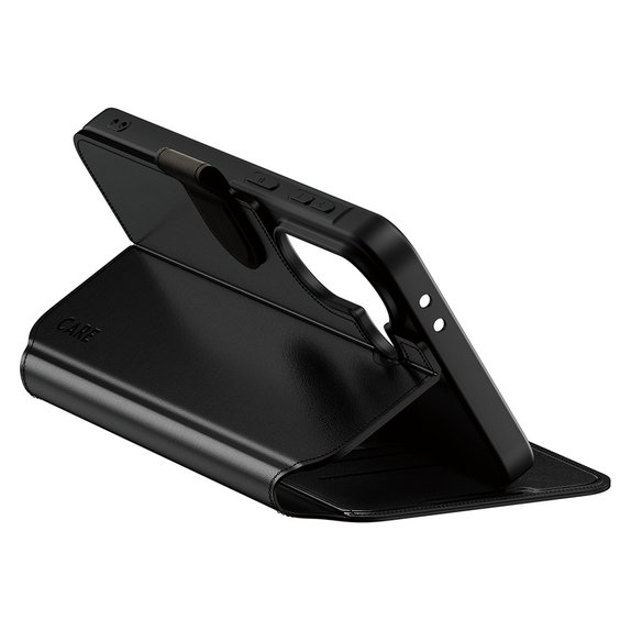 Tok Wallet Kickstand Samsung Galaxy A37 készülékhez, Fekete, PanzerGlass