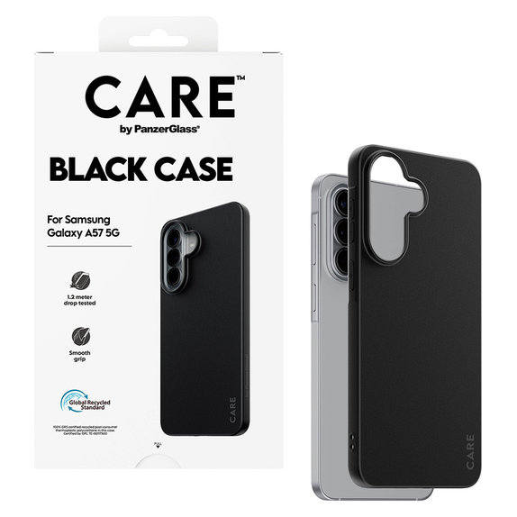 Tok TPU Samsung Galaxy A57 készülékhez, Fekete, PanzerGlass