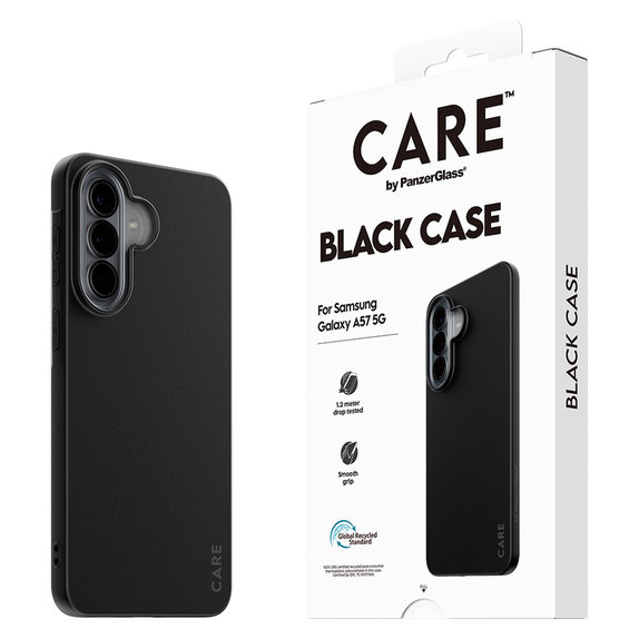 Tok TPU Samsung Galaxy A57 készülékhez, Fekete, PanzerGlass