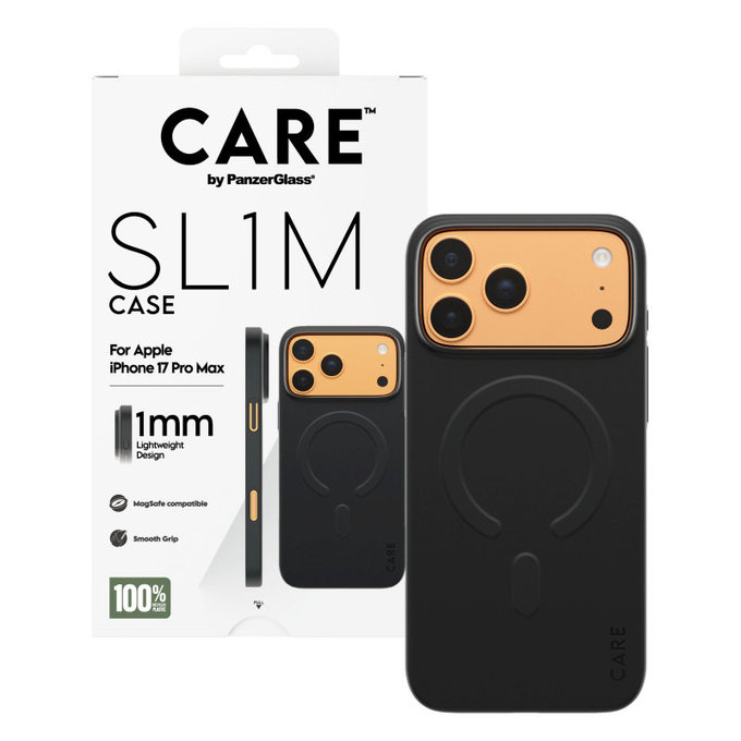 Tok SL1M - iPhone 17 Pro Max, fekete, PanzerGlass
