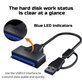 USB 3.0 / USB-C–SATA adapter 2.5" és 3.5" HDD/SSD-hez, tápegységgel