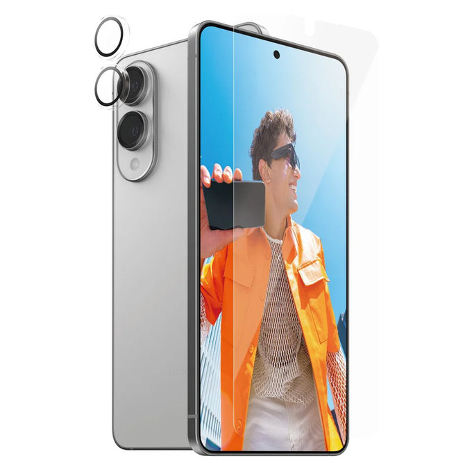 Bundle 2 az 1-ben Samsung Galaxy S25 Edge készülékhez, PanzerGlass