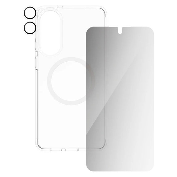 Bundle 3 az 1-ben Privacy Samsung Galaxy S25 Edge készülékhez, PanzerGlass