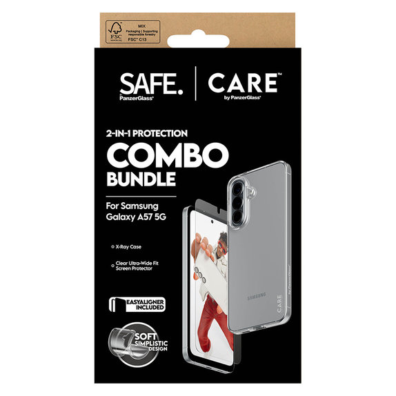 Bundle 2 az 1-ben Samsung Galaxy A57 készülékhez, PanzerGlass