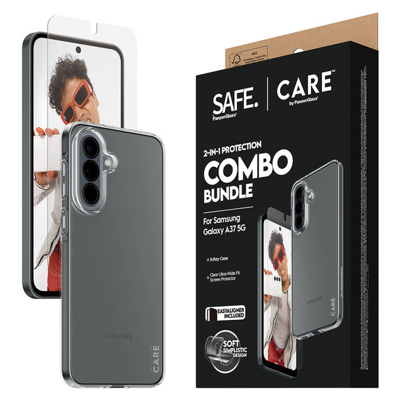Bundle 2 az 1-ben Samsung Galaxy A37 készülékhez, PanzerGlass