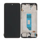Kijelző OLED Xiaomi Redmi Note 14 4G, Black, Érintőüveg kerettel