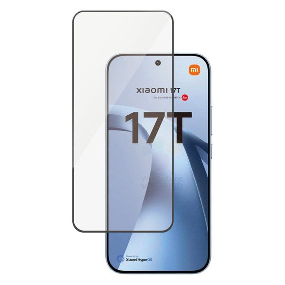 Edzett üveg UWF Xiaomi 17T készülékhez, Fekete, PanzerGlass