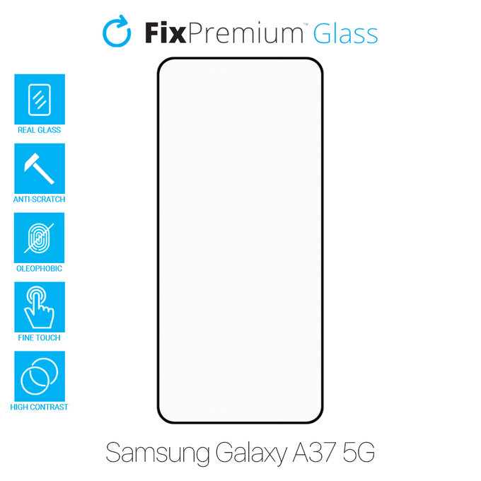 FixPremium FullCover Glass - Edzett üveg - Samsung Galaxy A37 5G