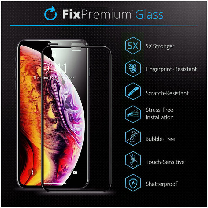 FixPremium FullCover Glass - Edzett üveg - Xiaomi Redmi Note 15 Pro 4G
