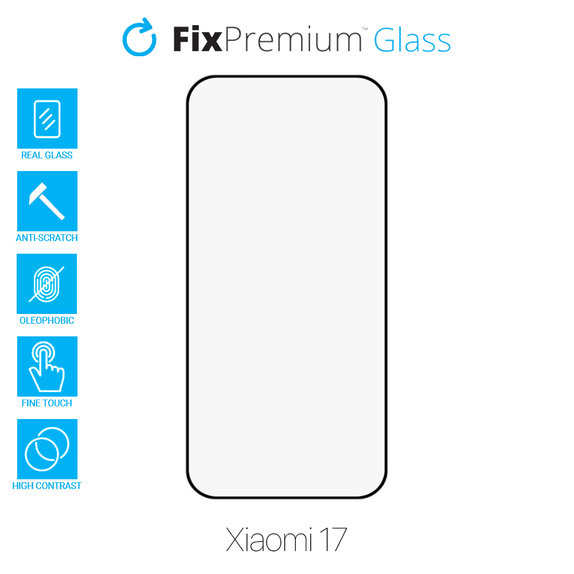 FixPremium FullCover Glass - Edzett üveg - Xiaomi 17