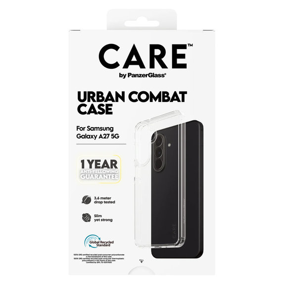 Tok Urban Combat Samsung Galaxy A27 készülékhez, Átlátszó, PanzerGlass