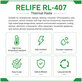 Szilikon hővezető paszta Relife RL-407, 6 W/mK, 20g, kék