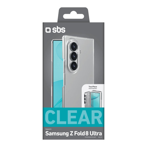 Tok Crystal Samsung Galaxy Z Fold8 Ultra készülékhez, Átlátszó, SBS