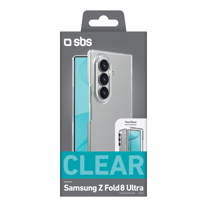 Tok Crystal Samsung Galaxy Z Fold8 Ultra készülékhez, Átlátszó, SBS