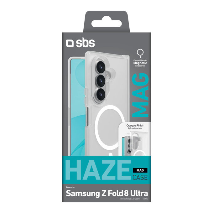Tok Haze Mag Samsung Galaxy Z Fold8 Ultra készülékhez, Átlátszó, SBS