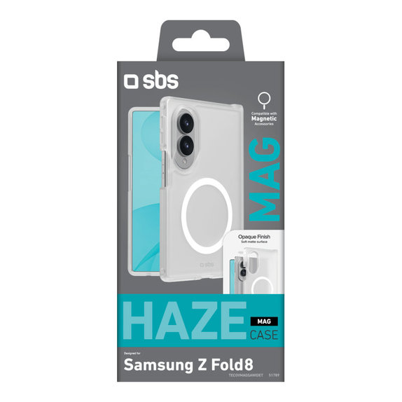 Tok Haze Mag Samsung Galaxy Z Fold8 készülékhez, Átlátszó, SBS