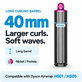 Hosszú göndörítő henger Dyson Airwrap HS01, HS05 készülékhez, 40 mm, Nickel / Fuchsia