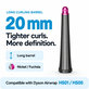 Hosszú göndörítő henger Dyson Airwrap HS01, HS05 készülékhez, 20 mm, Nickel / Fuchsia