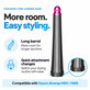 Hosszú göndörítő henger Dyson Airwrap HS01, HS05 készülékhez, 20 mm, Nickel / Fuchsia