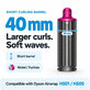 Rövid göndörítő henger Dyson Airwrap HS01, HS05 készülékhez, 40 mm, Nickel / Fuchsia
