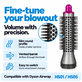 Kis kerek volumennövelő kefe Dyson Airwrap HS01, HS05 készülékhez, Iron / Fuchsia