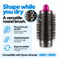 Közepes kerek volumennövelő kefe Dyson Airwrap HS01, HS05 készülékhez, Iron / Fuchsia