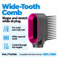 Széles fogú fésű Dyson Airwrap HS01, HS05 készülékhez, Iron / Fuchsia