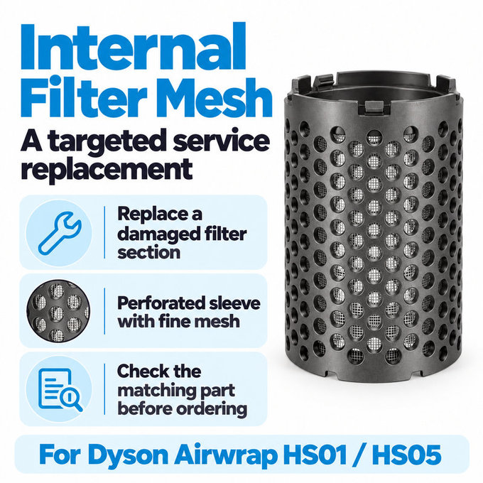 Belső szűrőháló Dyson Airwrap HS01, HS05 készülékhez