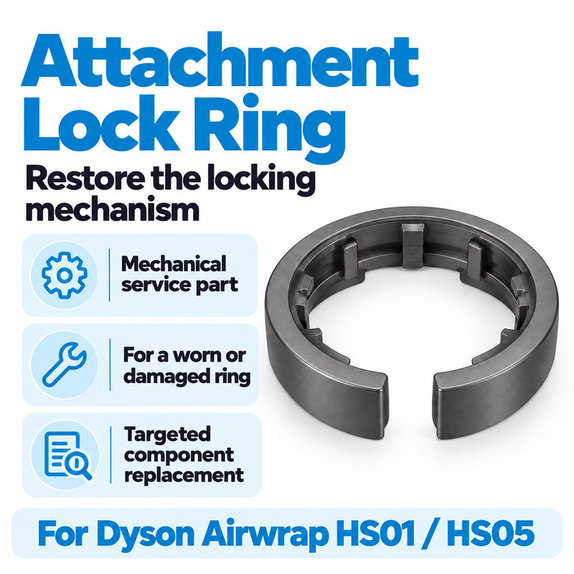 Tartozékrögzítő gyűrű Dyson Airwrap HS01, HS05 készülékhez
