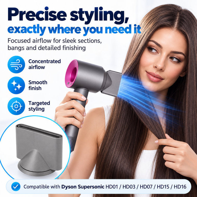 Formázó koncentrátor Dyson Supersonic HD01, HD03, HD07, HD15, HD16 készülékhez