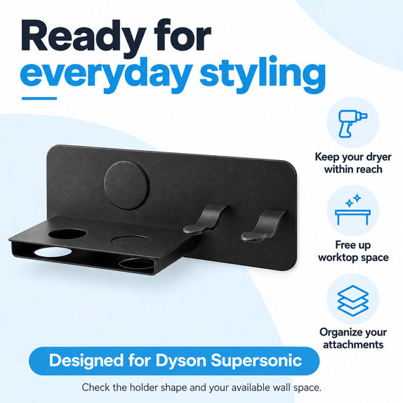 Fali tartó Dyson Supersonic készülékhez