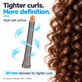 Hosszú göndörítő henger Dyson Airwrap HS01, HS05 készülékhez, 20 mm, Nickel / Copper