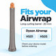 Hosszú göndörítő henger Dyson Airwrap HS01, HS05 készülékhez, 20 mm, Nickel / Copper
