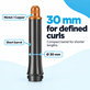 Rövid göndörítő henger Dyson Airwrap HS01, HS05 készülékhez, 30 mm, Nickel / Copper