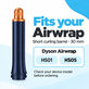 Rövid göndörítő henger Dyson Airwrap HS01, HS05 készülékhez, 30 mm, Prussian Blue / Rich Copper