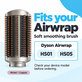 Puha simító kefe Dyson Airwrap HS01, HS05 készülékhez, Nickel / Copper