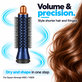 Kis kerek volumennövelő kefe Dyson Airwrap HS01, HS05 készülékhez, Prussian Blue / Rich Copper
