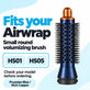 Kis kerek volumennövelő kefe Dyson Airwrap HS01, HS05 készülékhez, Prussian Blue / Rich Copper