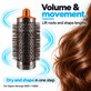 Közepes kerek volumennövelő kefe Dyson Airwrap HS01, HS05 készülékhez, Nickel / Copper