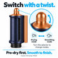 Coanda simító és szárító fej Dyson Airwrap HS05 készülékhez, Prussian Blue / Rich Copper
