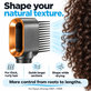 Széles fogú fésű Dyson Airwrap HS01, HS05 készülékhez, Nickel / Copper