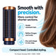 Kis kemény simító kefe Dyson Airwrap HS01, HS05, HS08 készülékhez, Prussian Blue / Rich Copper