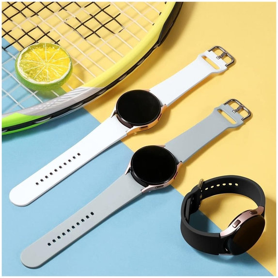 Szíj Iconband Samsung Watch 4 / 5 / 5 Pro / 6 / 7 / FE, fekete, Tech-Protect