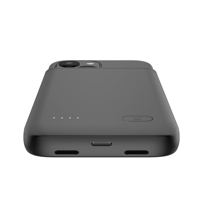 Powerbank Powercase 4700mAh iPhone 12 Mini / 13 Mini, fekete, Tech-Protect