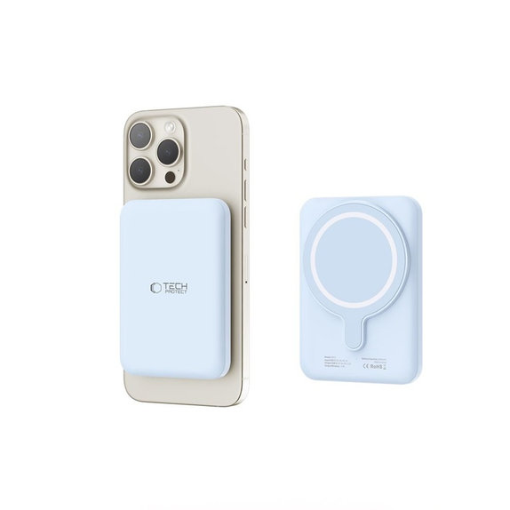 Powerbank PB10 Lifemag MagSafe 5000mAh, kék, Tech-Protect